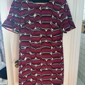 Fun Trina Turk multi-colored party dress